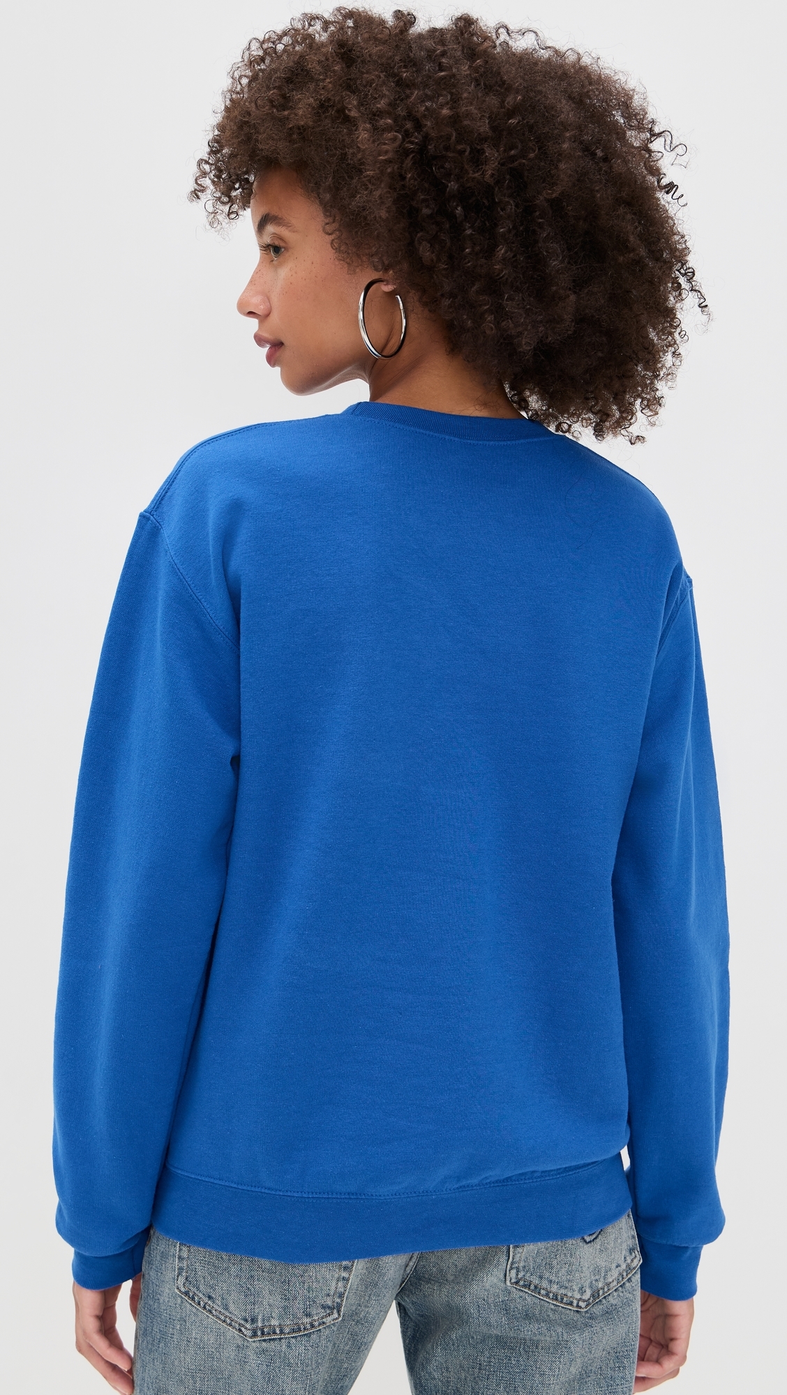 Giants Property Crew Fleece Sweatshirt Royal