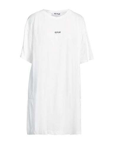 Woman Mini dress White Size XS Cotton