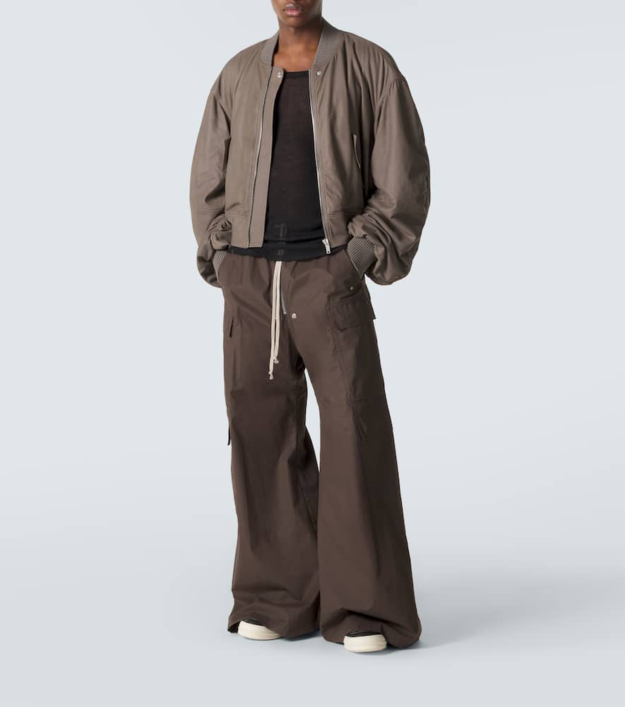 Secchia Flight leather bomber jacket