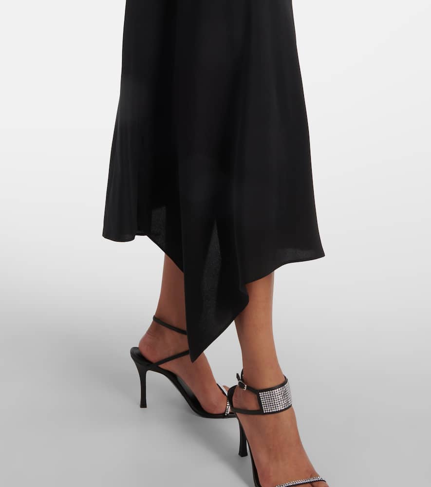 Silk maxi dress