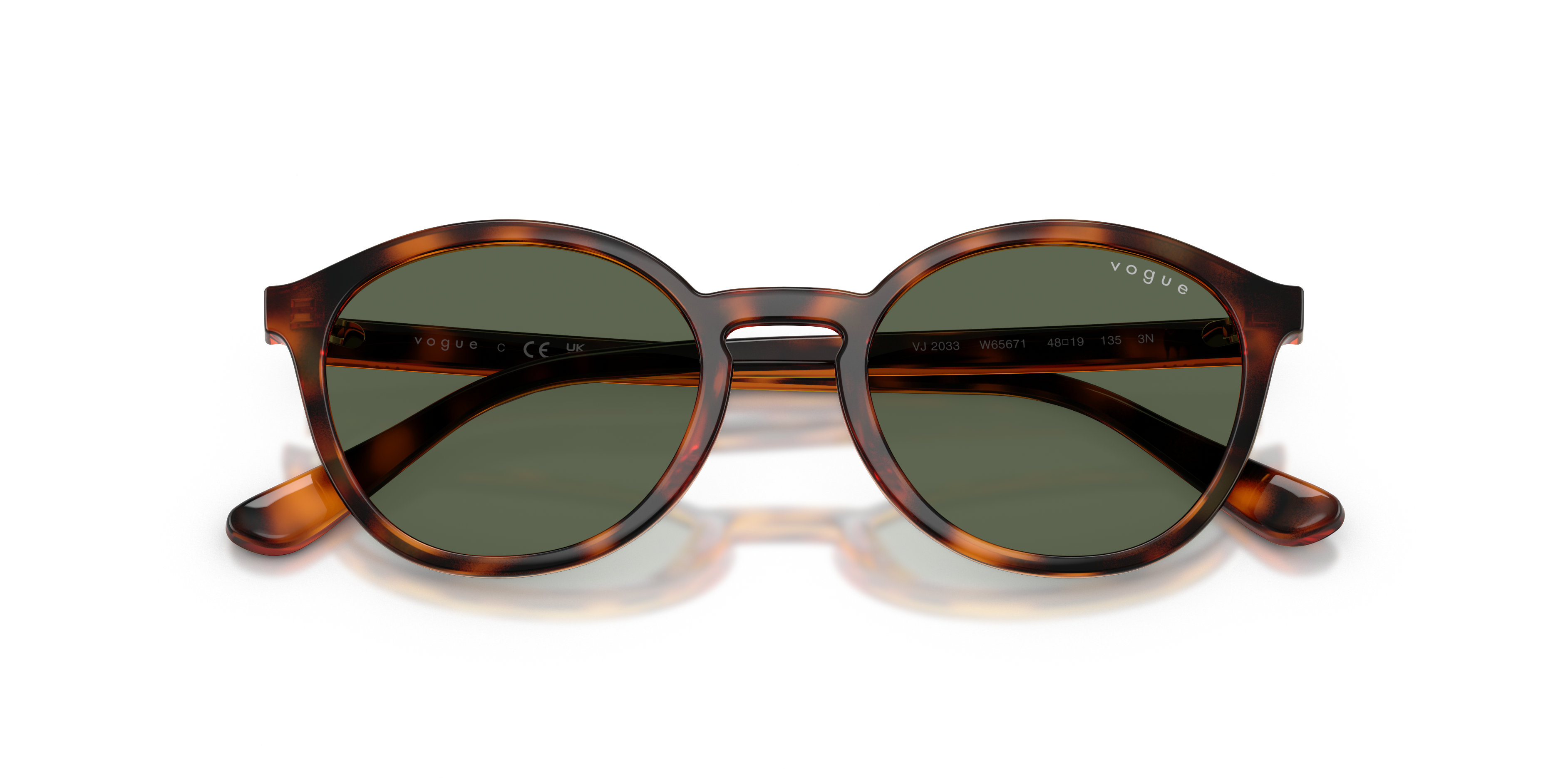 VOGUE EYEWEAR Kid VOGUE EYEWEAR VJ2033 W65671 Sunglasses Nylon Brown Green Pantos Norma