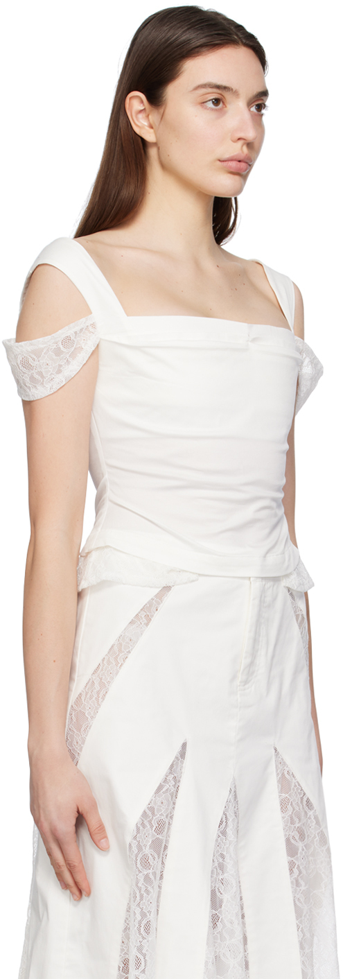Miaou White Renata Tank Top
