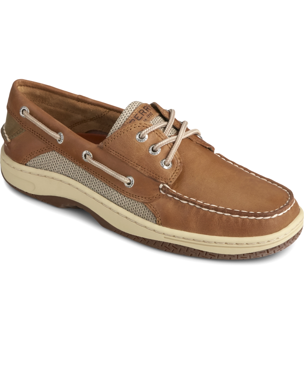 Men's Billfish 3-Eye Boat Shoe - Dark Tan