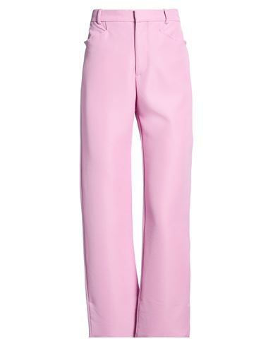 Woman Pants Pink Size 2 Virgin Wool, Viscose