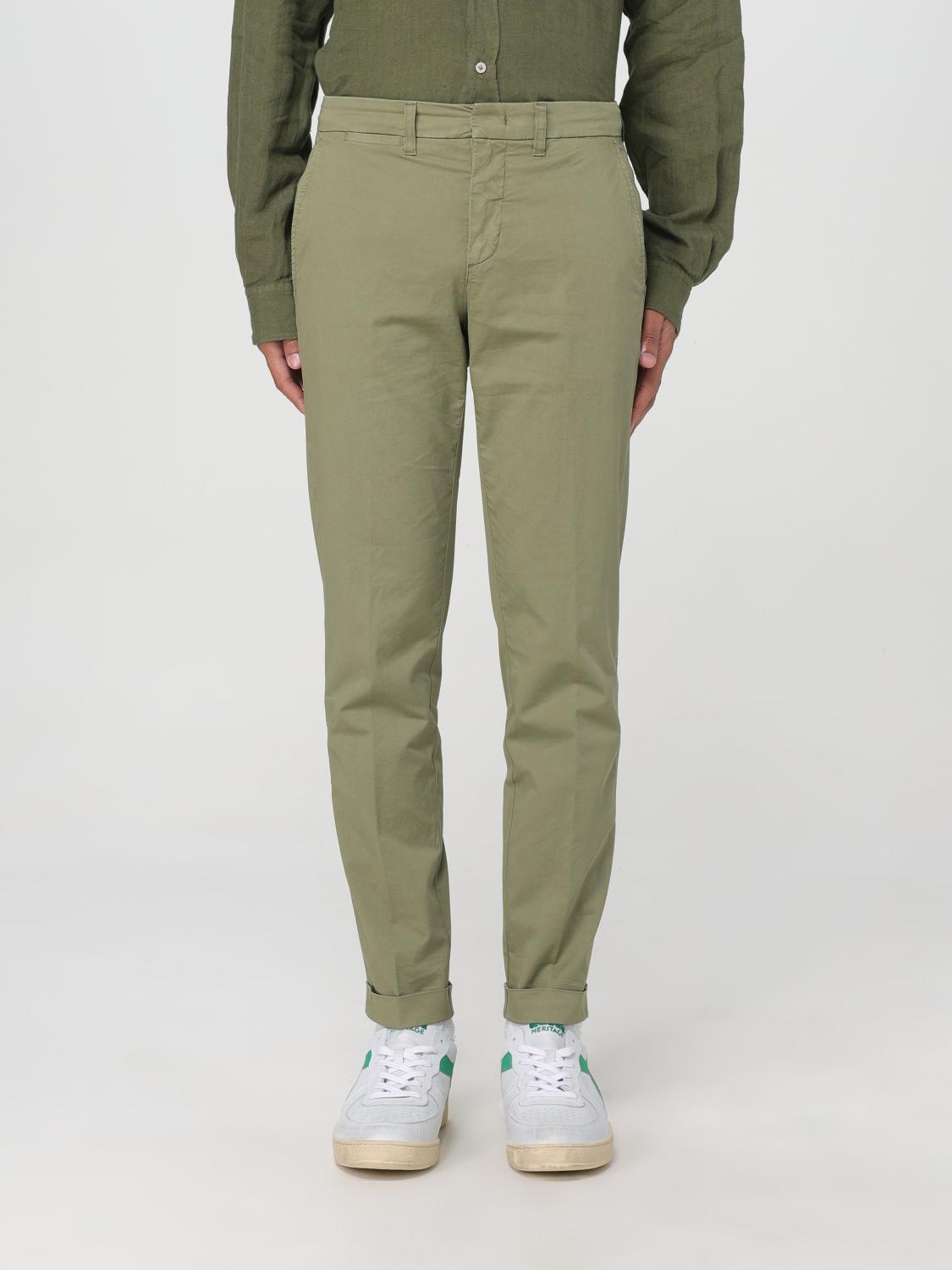 Pants Men color Military