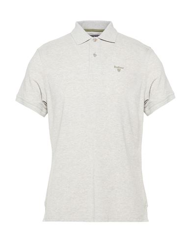 Man Polo shirt Grey Size L Cotton