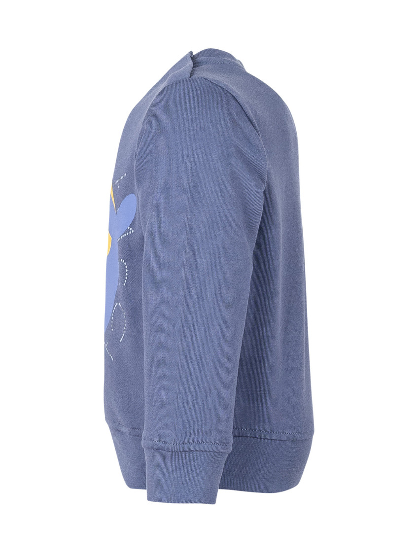 Babies Blue Graphic Sweatshirt