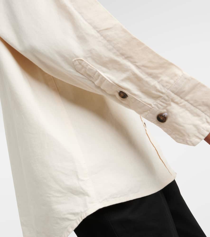 Oversized cotton shirt