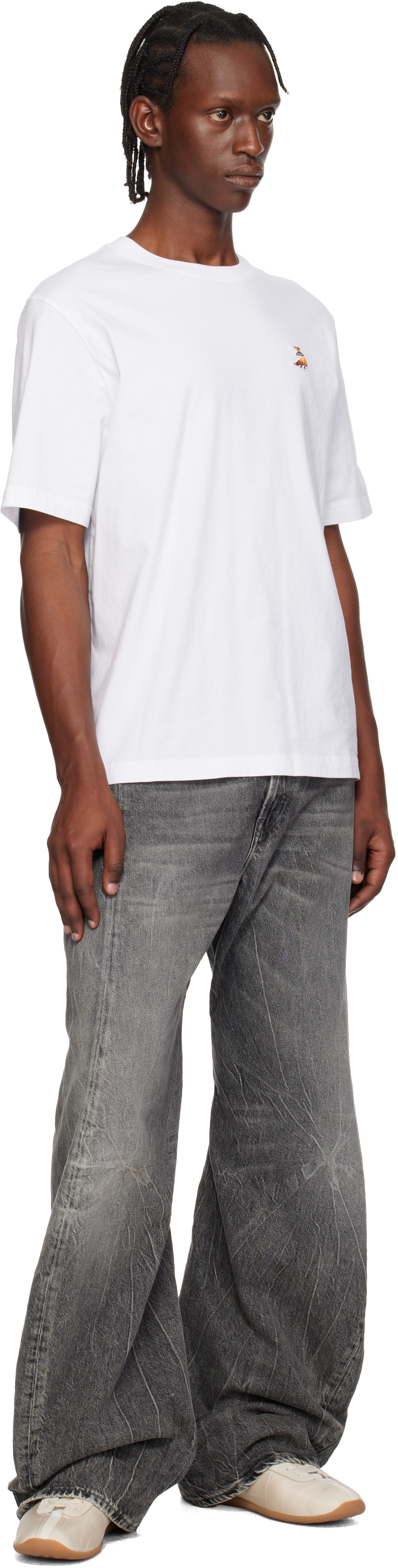 White Dreaming Fox Comfort T-shirt