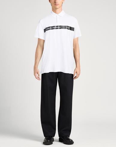 Man Polo shirt White Size M Cotton