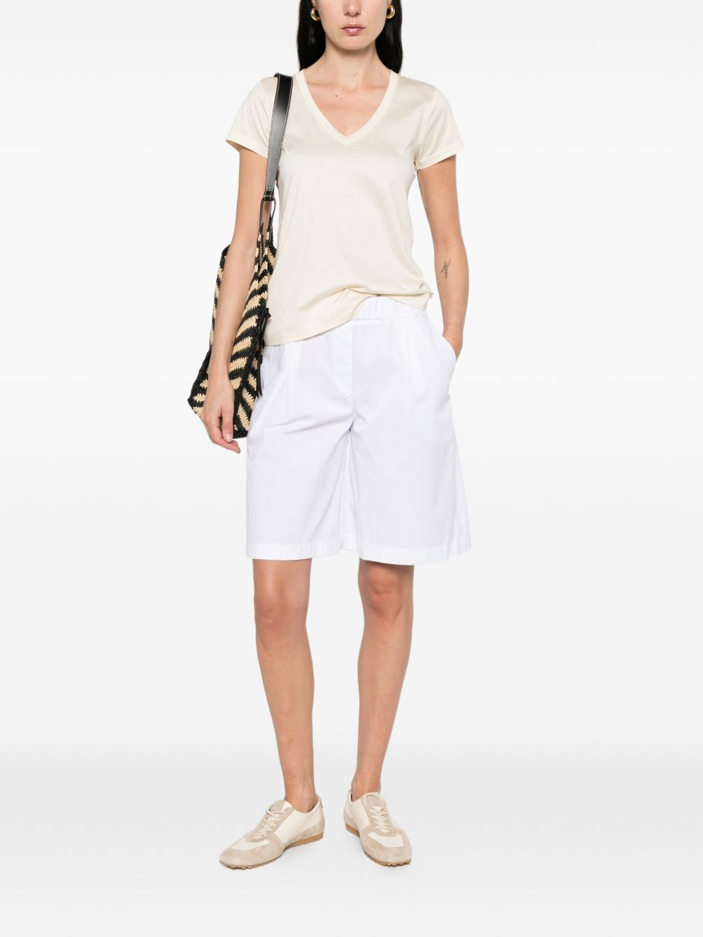 Via Masini 80 Cotton Bermuda Short