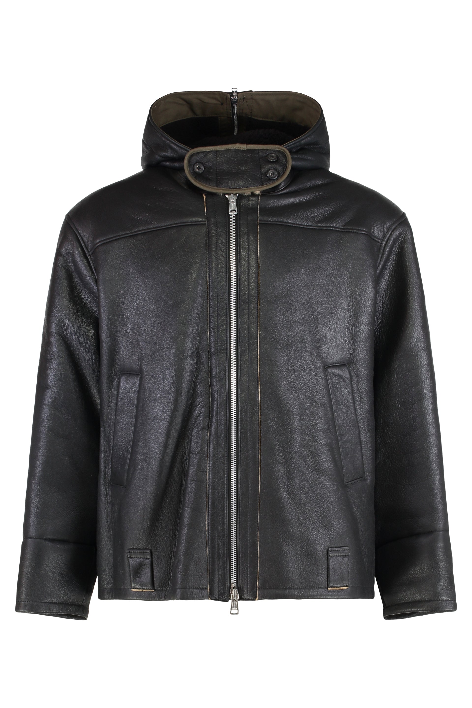 Blizzard Jacket in Natural Aviator Shearling