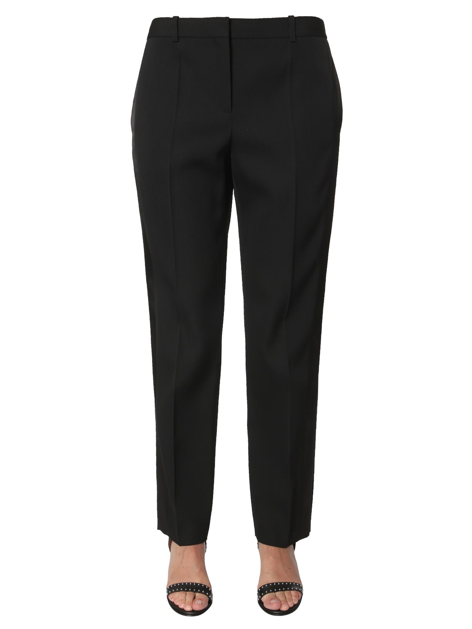 Contrasting Trim Tuxedo Trousers