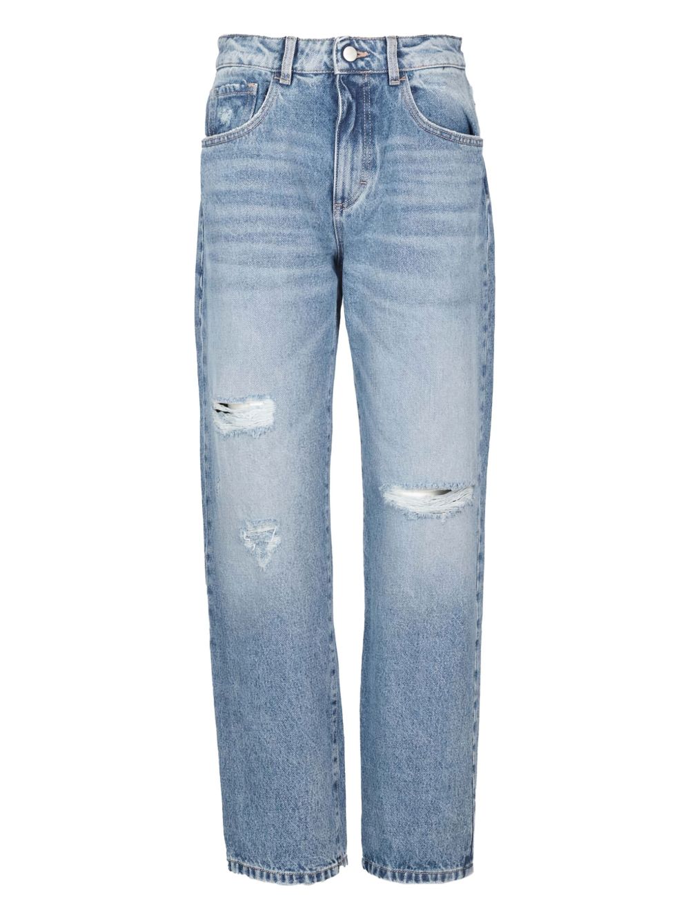 Ripped-detailing jeans - Blue