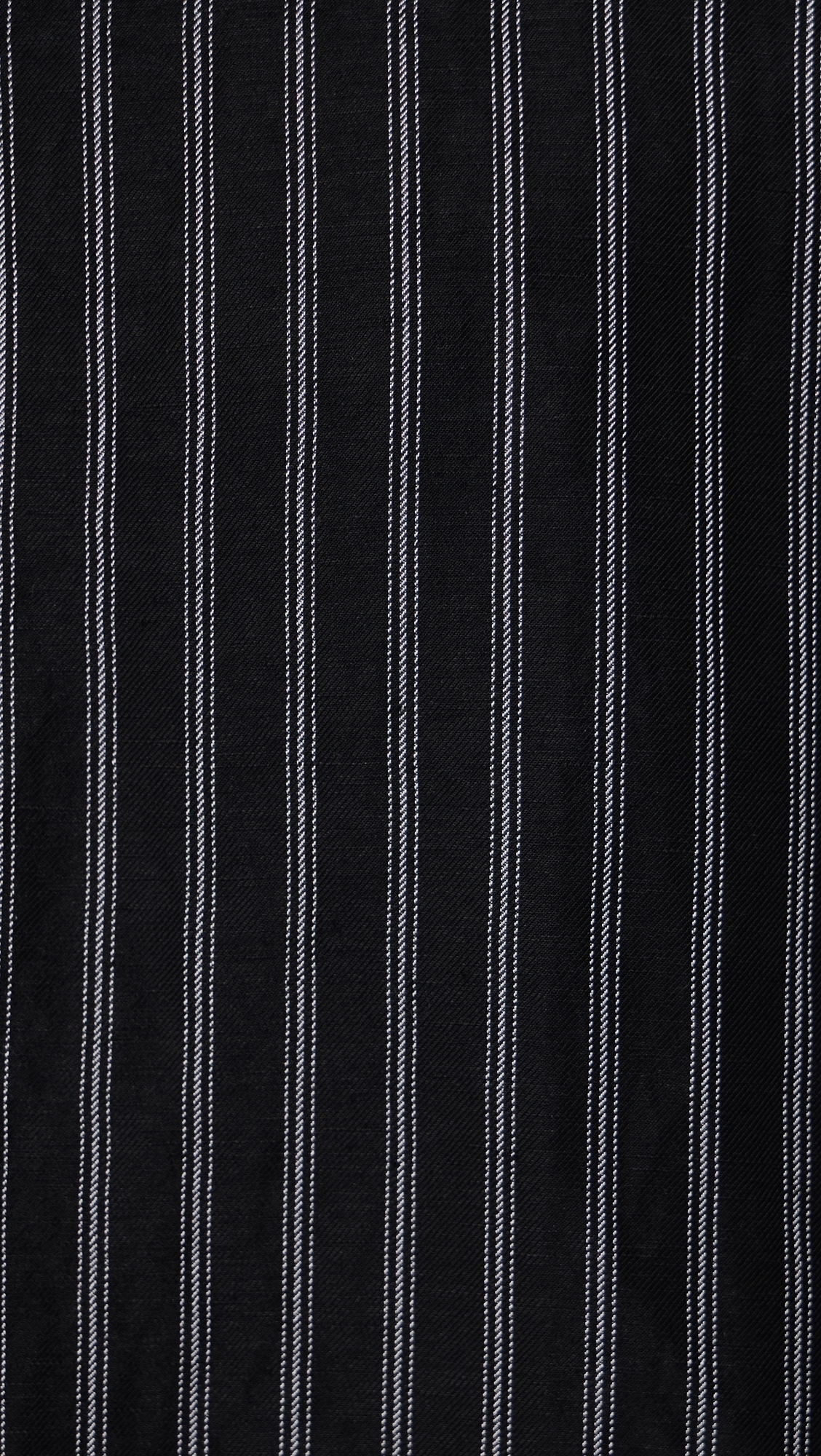 Camp Collar Shirt White/Black Stripe