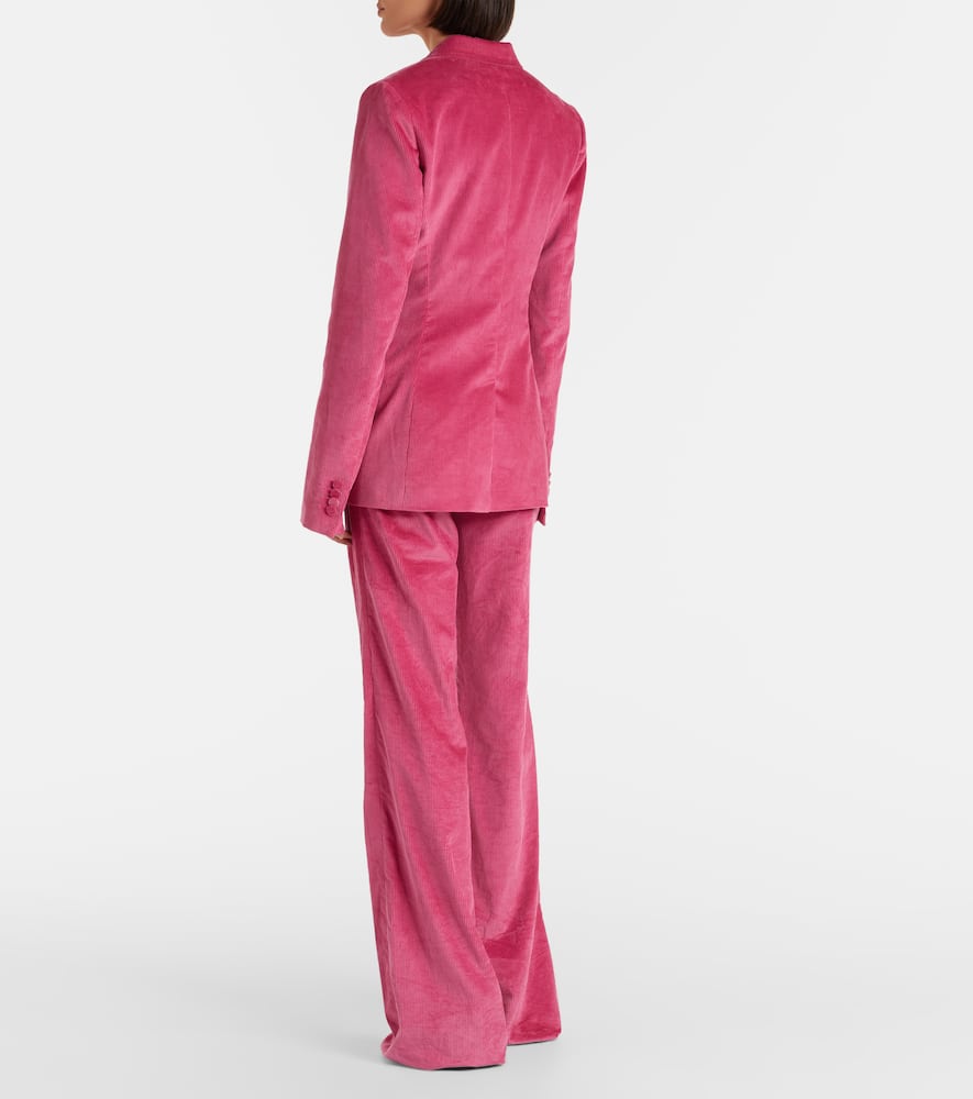 Vesta cotton corduroy flared pants