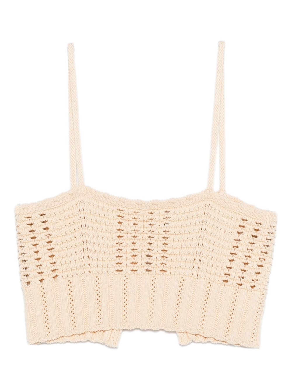 Knitted bralette top