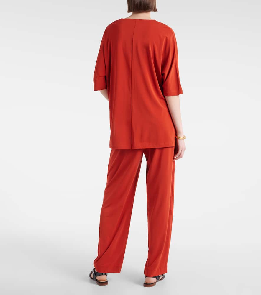 Max Mara Leisure Bormida linen-blend midi dress