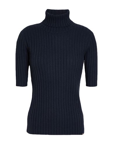 Woman Turtleneck Navy Size 10 Cashmere