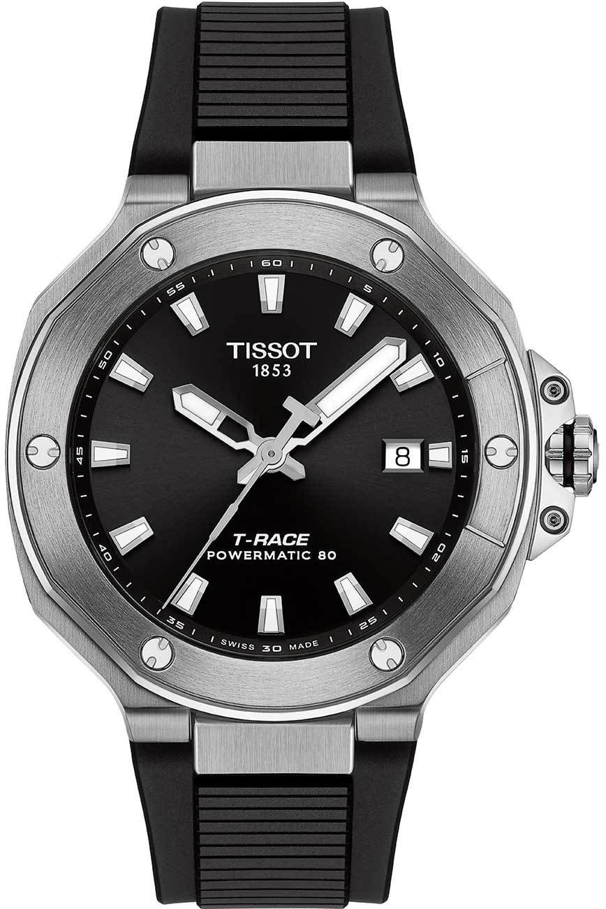 T-Race Powermatic 80 Watch 41mm with Black Dial