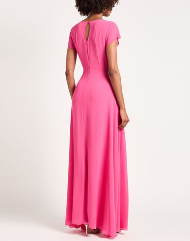 Woman Maxi dress Fuchsia Size 6 Polyester
