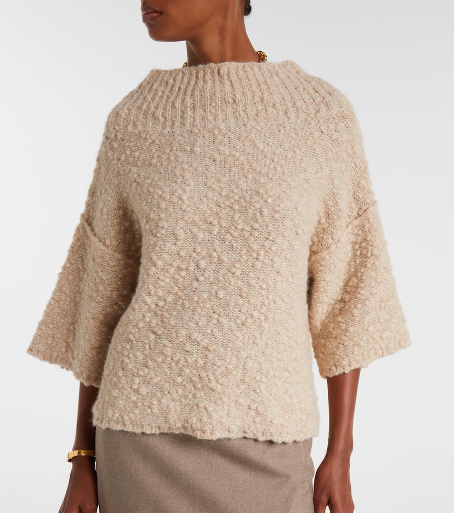 Eccelso alpaca and wool-blend sweater