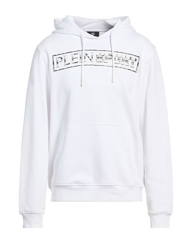 Man Sweatshirt White Size XXL Cotton