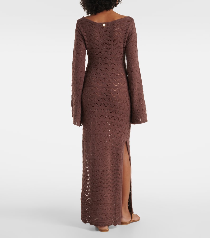Rey crochet cotton-blend maxi dress