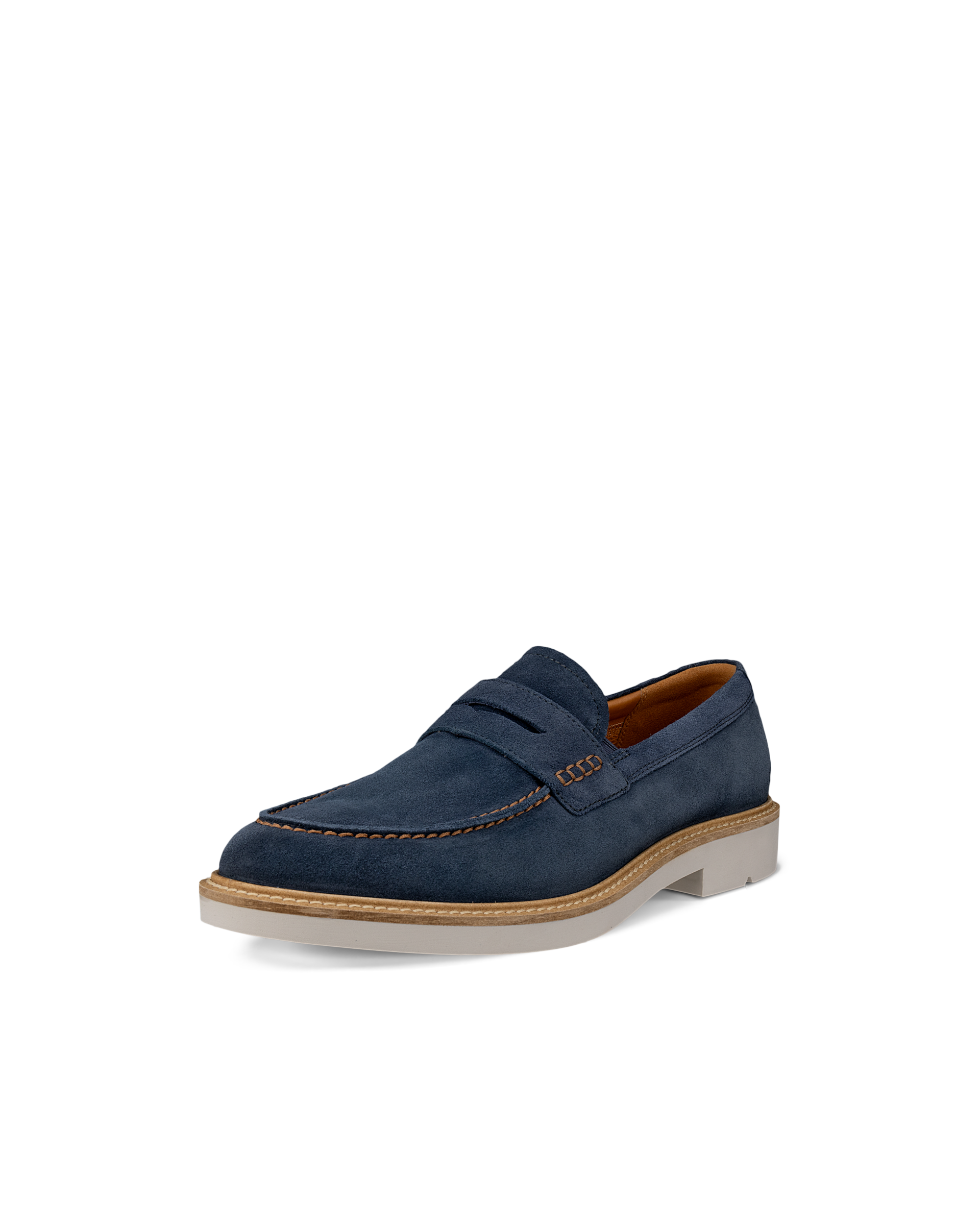 METROPOLE LONDON - Men's Suede Loafer - Blue - 40