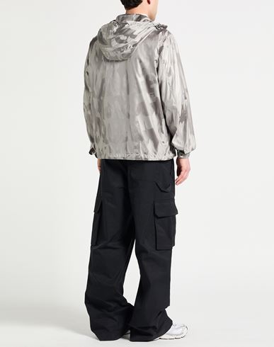 Man Jacket Light grey Size 38 Polyester