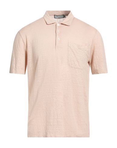 Man Polo shirt Beige Size 40 Linen