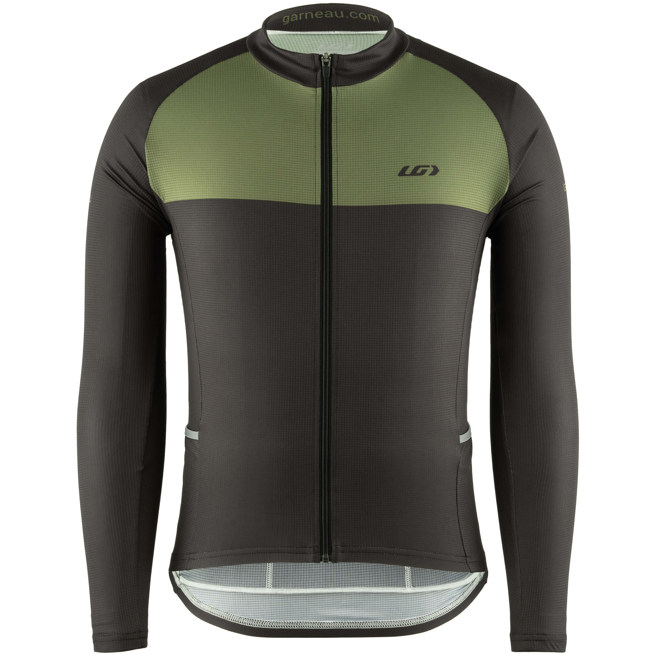 Garnotte Long Sleeve Jersey - Black Mayflygreen 9LT
