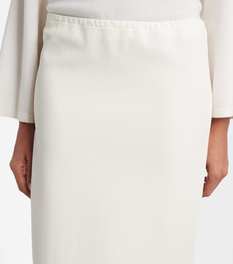 Lilth crêpe jersey pencil skirt