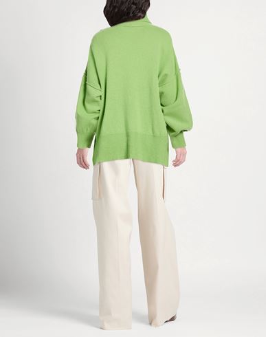 Woman Turtleneck Light green Size L Wool, Cashmere
