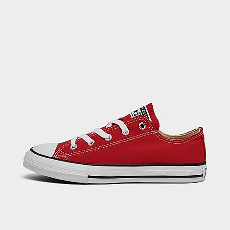 Little Kids Chuck Taylor All Star Low Top Casual Shoes in Red/White