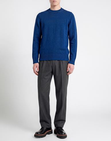 Man Sweater Blue Size 36 Cashmere