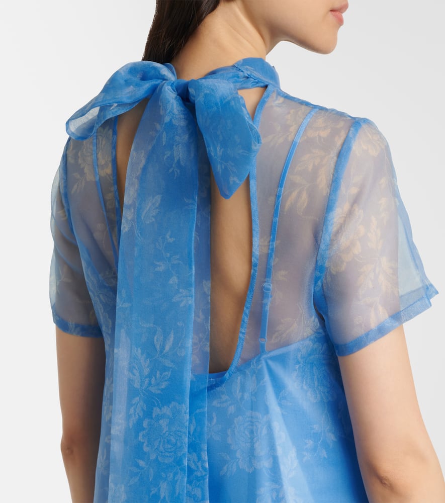 Calluna floral organza maxi dress