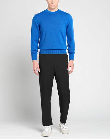 Man Sweater Blue Size 36 Merino Wool