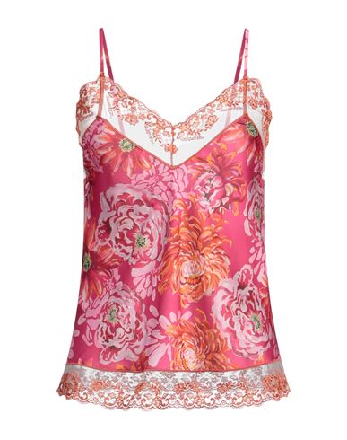 Woman Top Fuchsia Size 0 Polyester, Elastane
