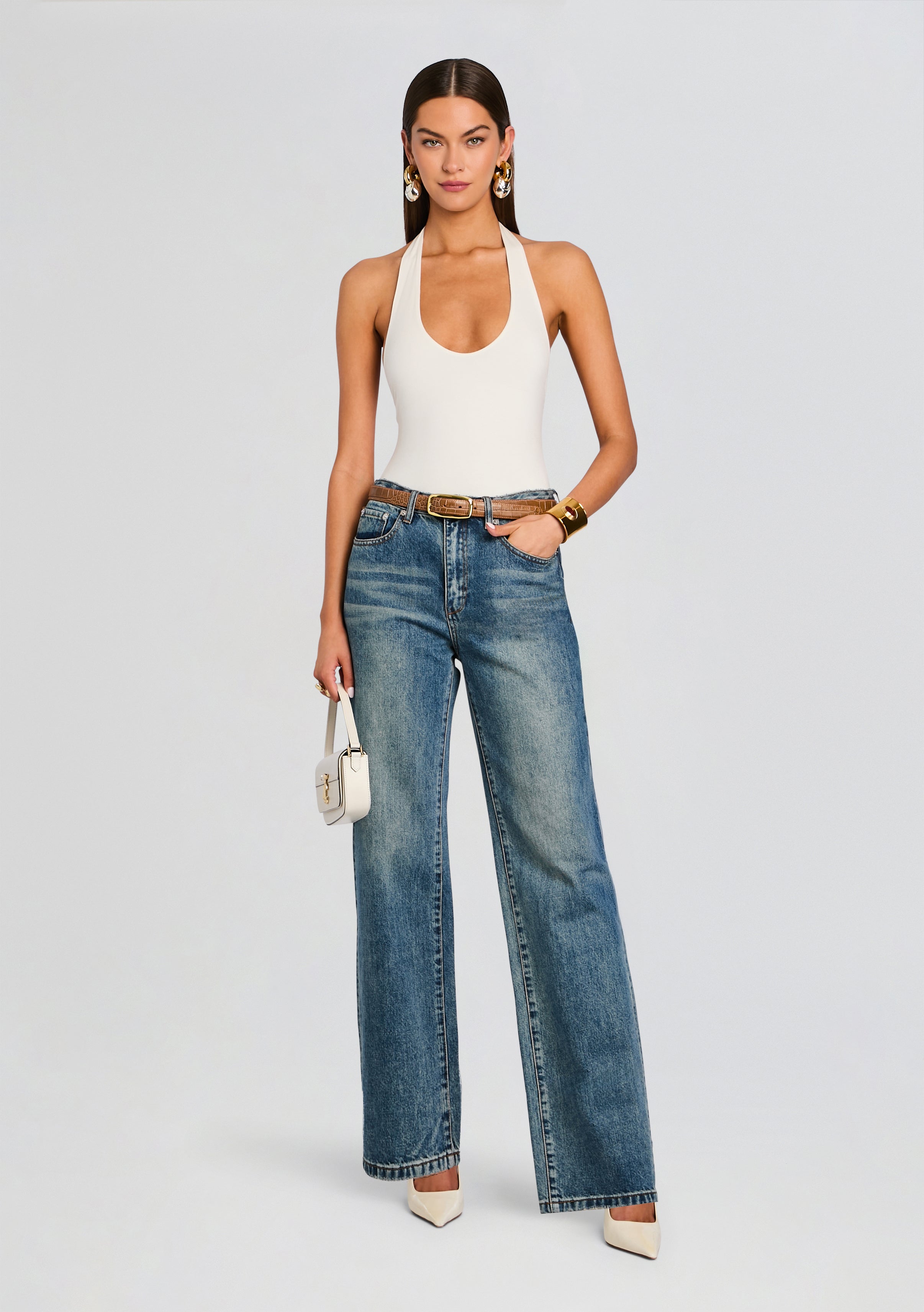 Bamboo Halter Bodysuit
