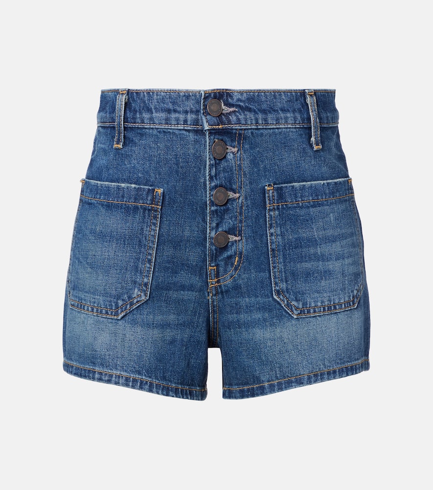 Nili Lotan Harley high-rise denim shorts