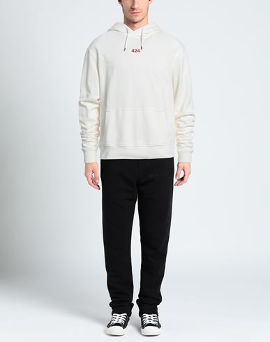 Man Sweatshirt White Size L Cotton