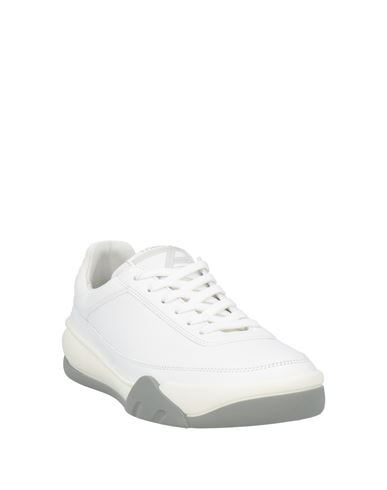 Woman Sneakers White Size 6 Calfskin, Textile fibers