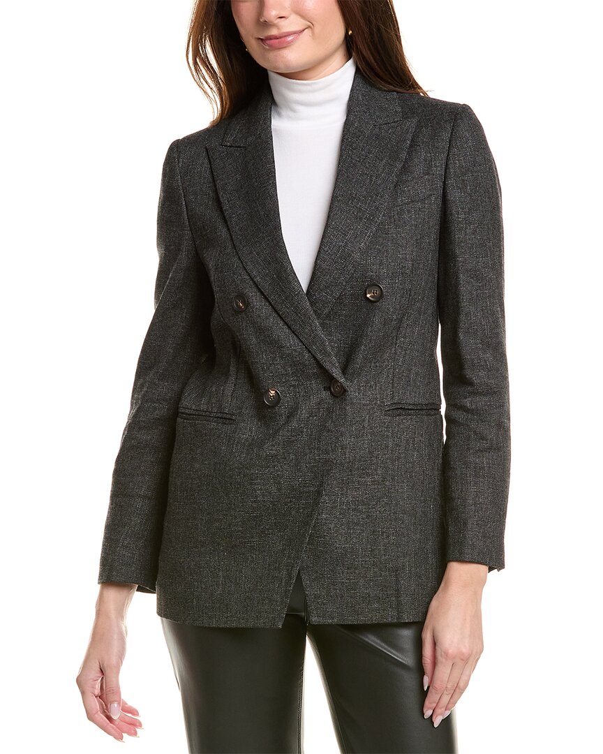 Linen & Wool-Blend Blazer