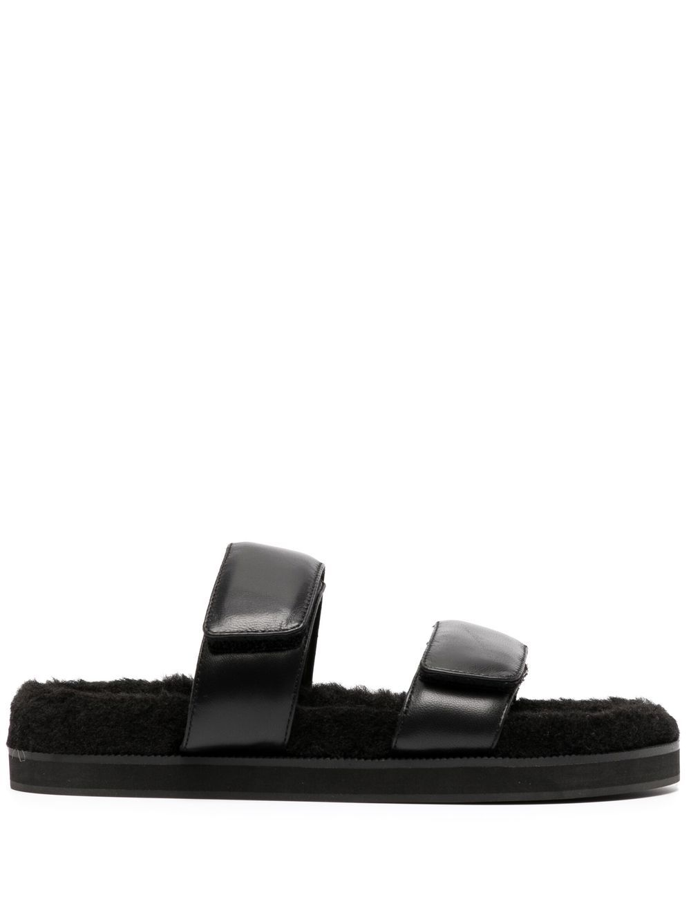 Theo leather sandals - Black