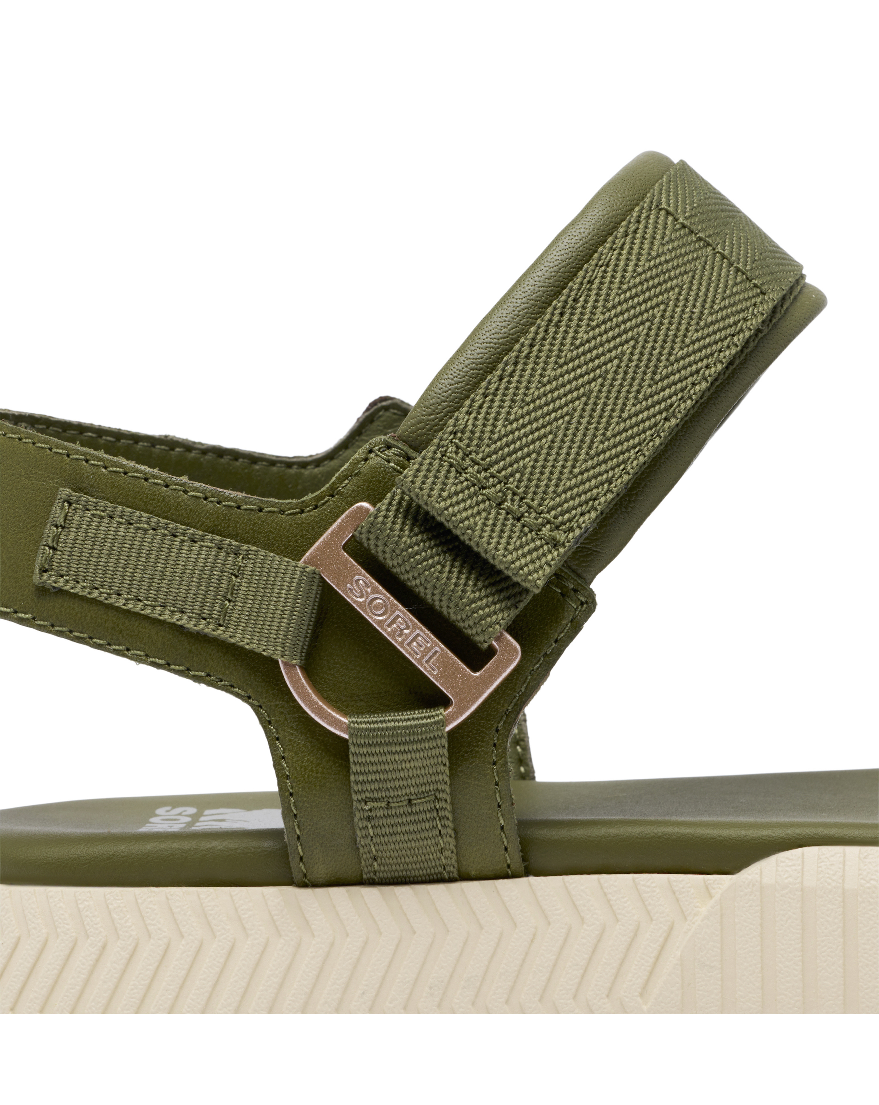Sorel Ona Ave Ankle Strap Flat Sanda