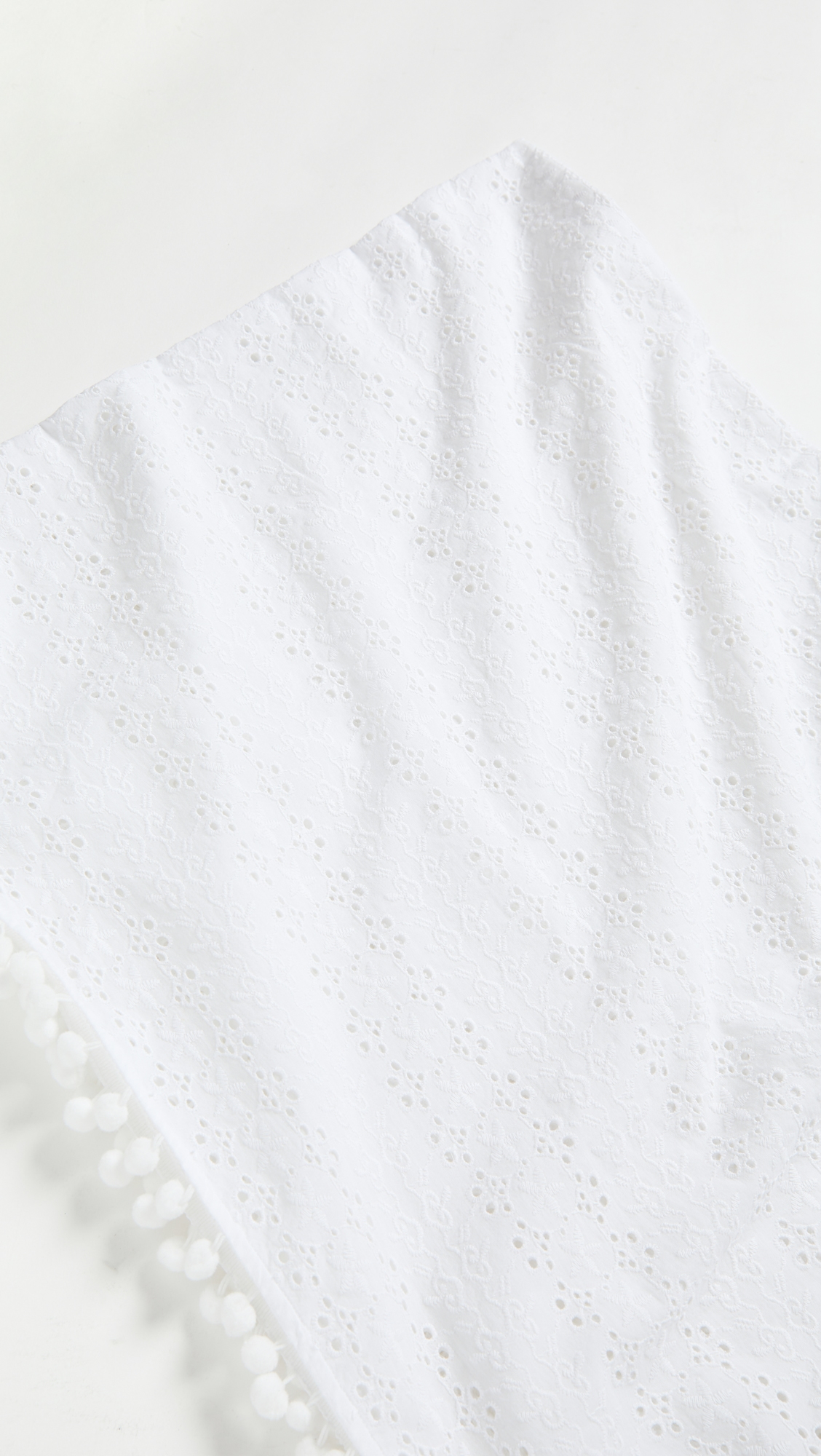 Eyelet Sarong White One Size