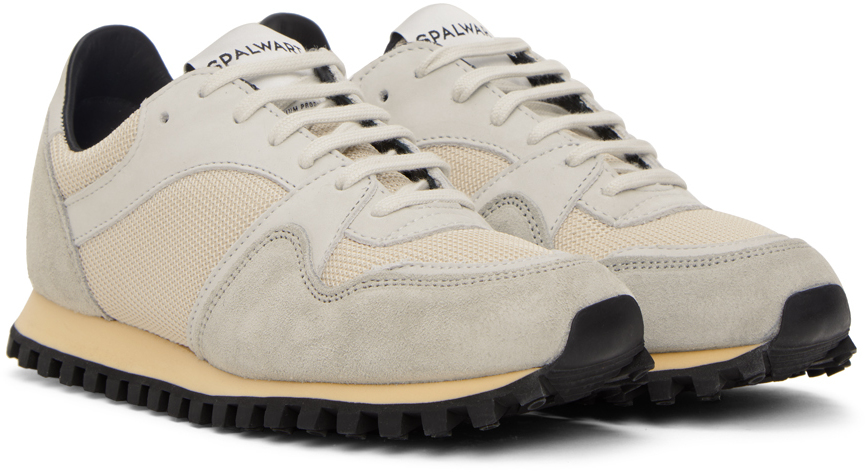 Gray &amp; Tan Marathon Trail low-top trainers