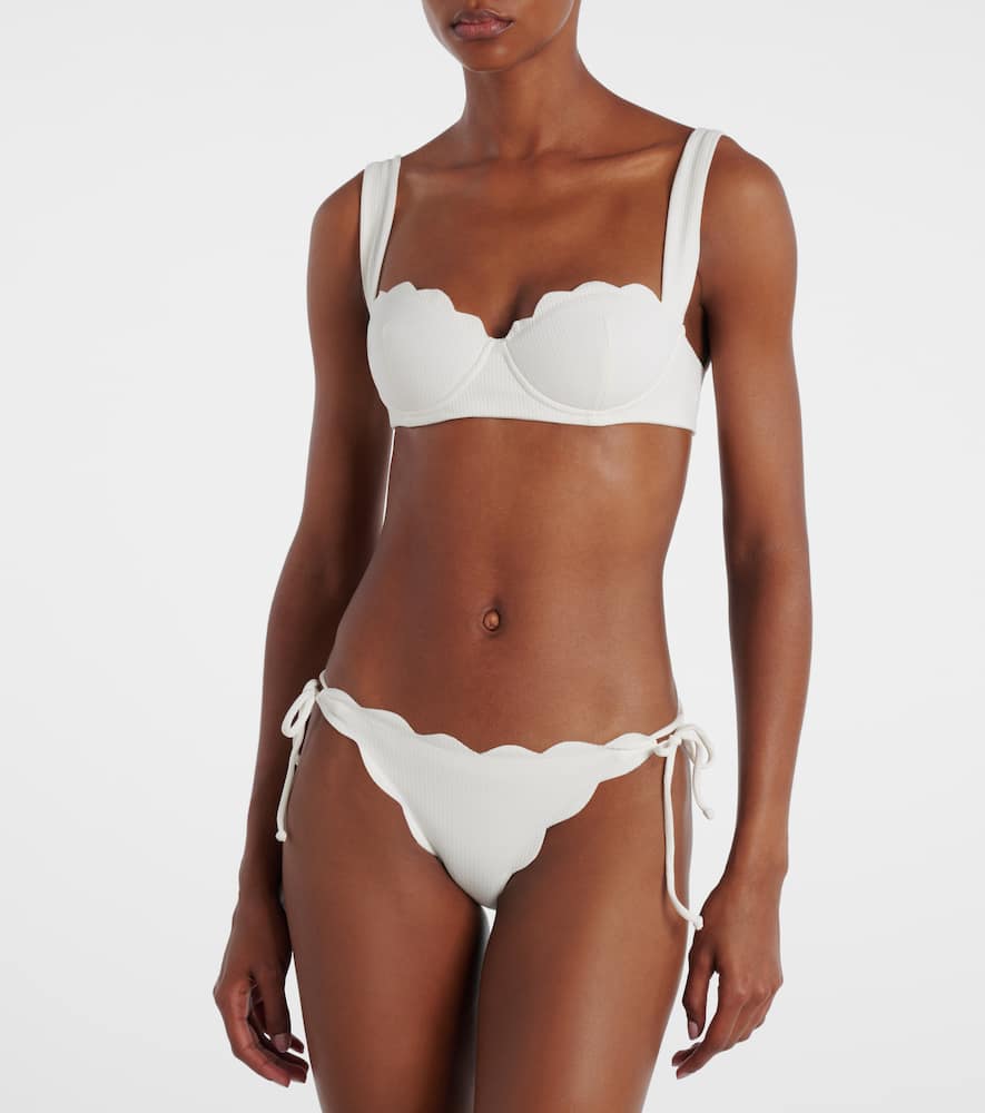 North scalloped bikini top