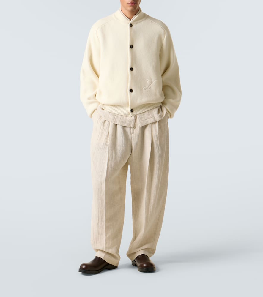 Pallone wool and cashmere cardigan